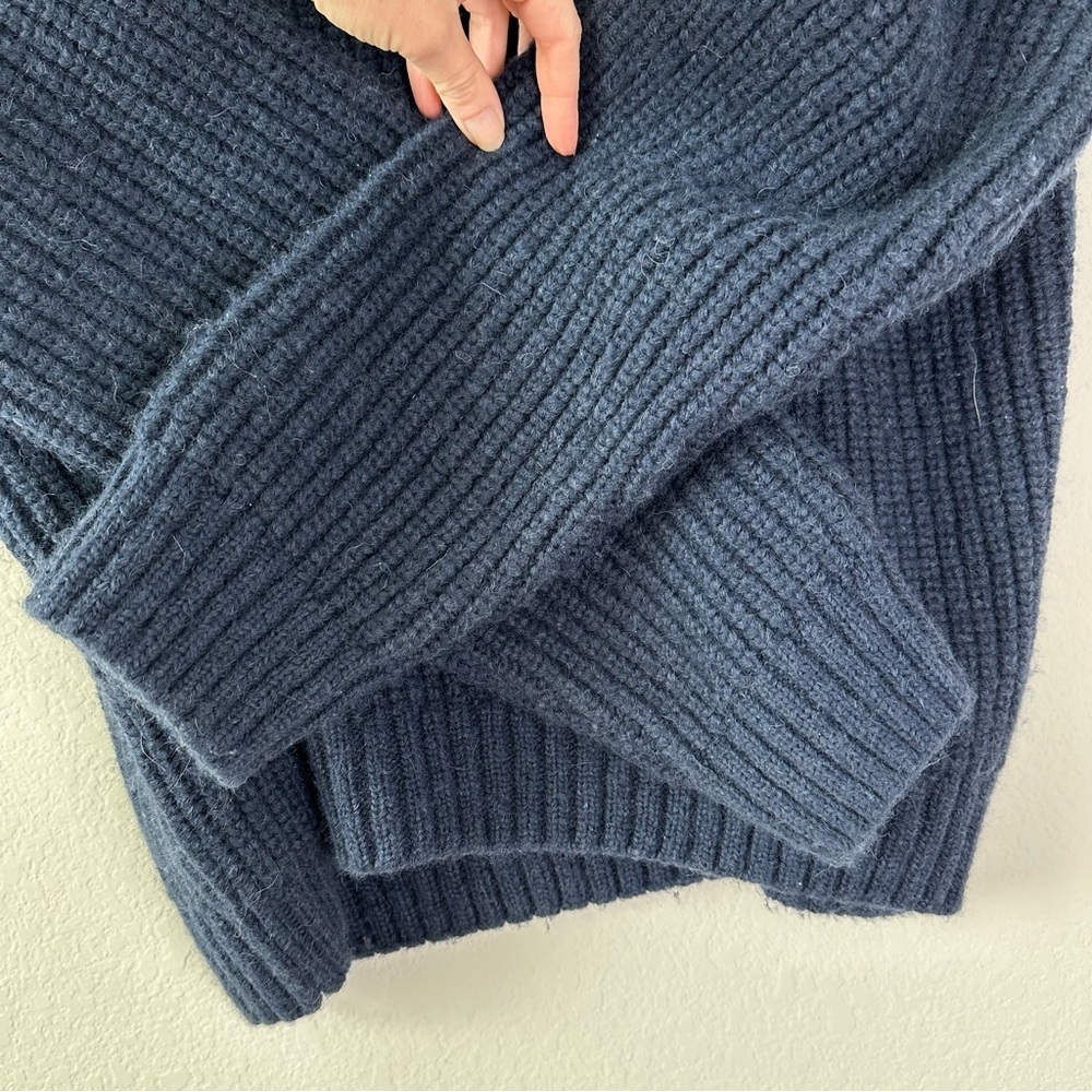 ANINE BING Sydney Knit Navy Blue Sweater SZ S - Picture 5 of 8